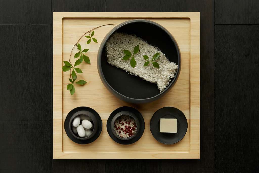 spa treatment ingredients at aman kyoto japan