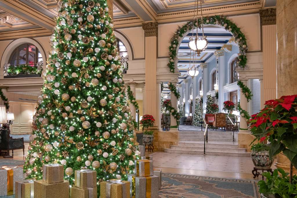 intercontinental willard, washington dc in festive season