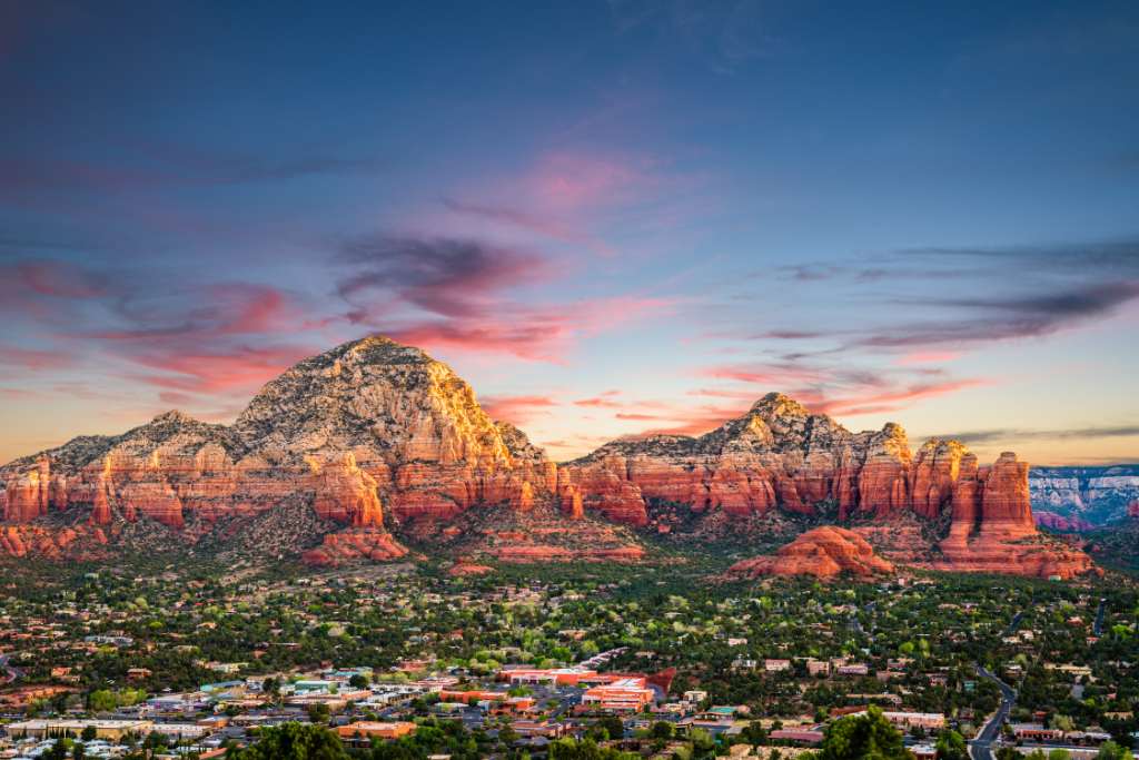 Sedona, Arizona beautiful rocks and sky