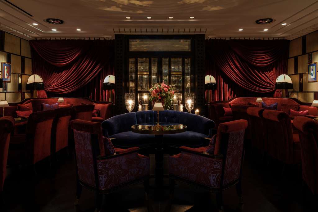 Velvet bar at Corinthia, London