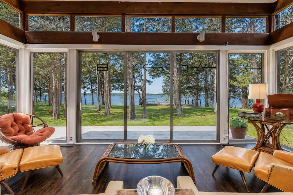 design-forward east hampton home on airbnb