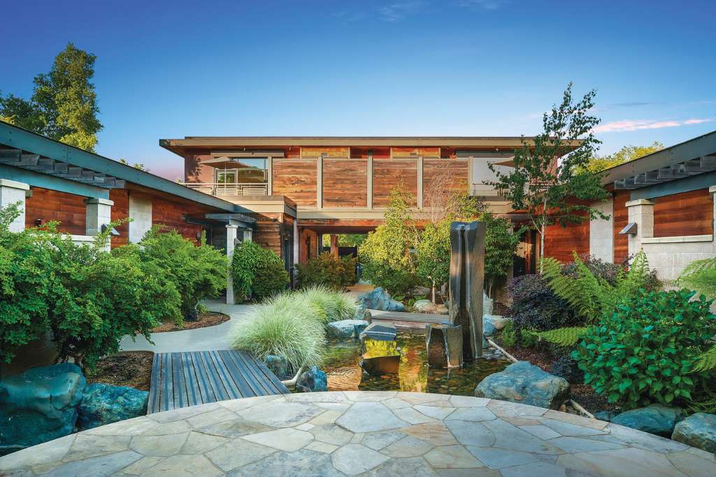 Napa's Bardessono Hotel and Spa is set on five acres.