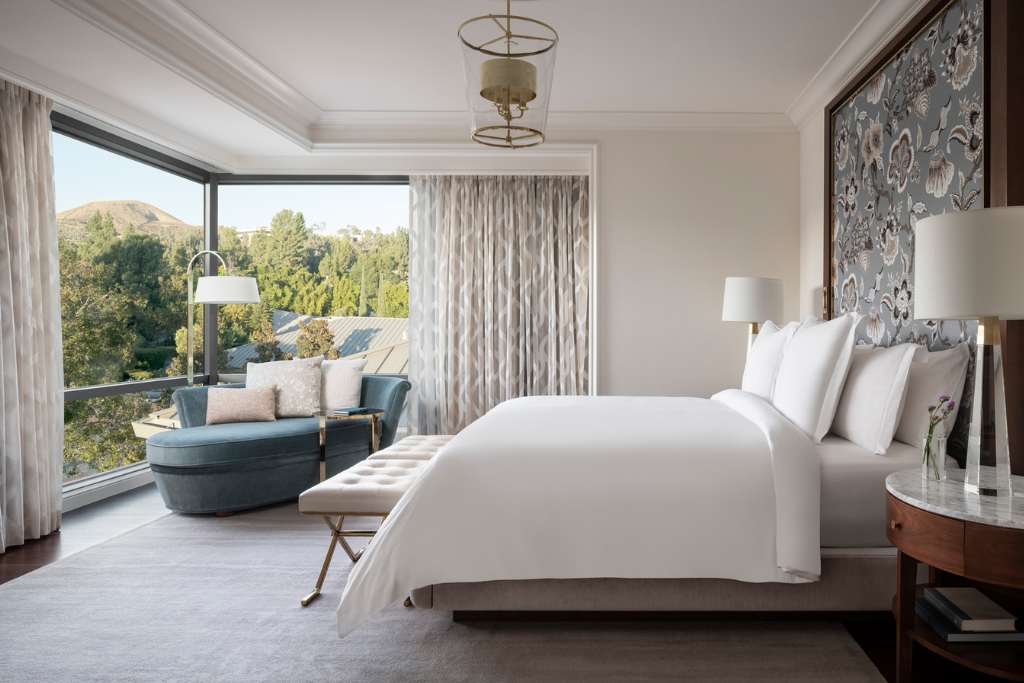 Relax after treatments in this tranquil room at Four Seasons Hotel Westlake Village, California.