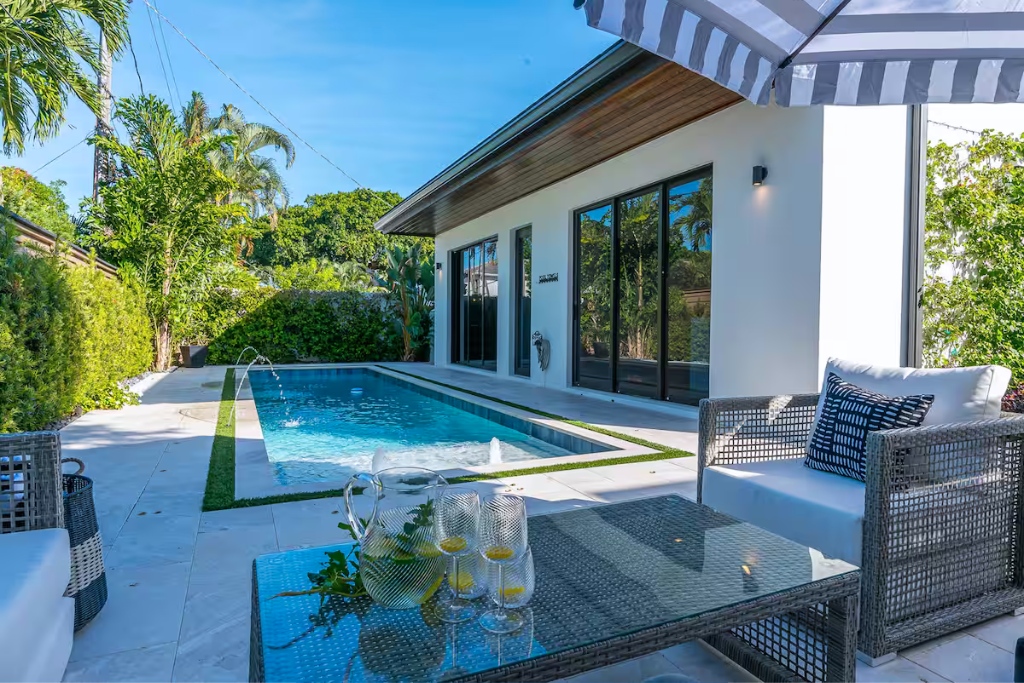 florida airbnb with pool and table side newly renovated 