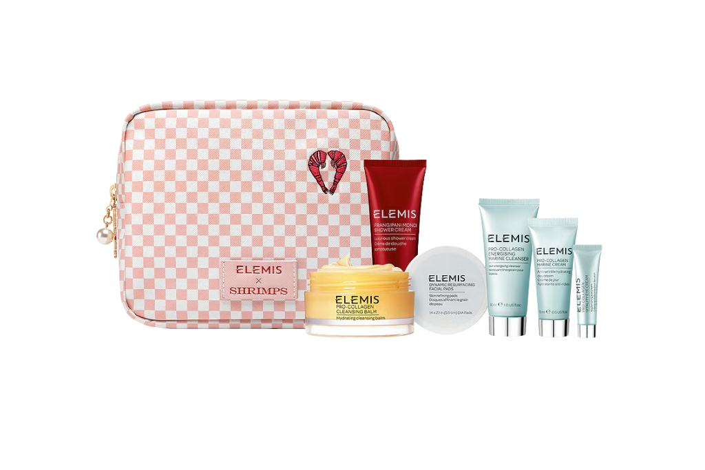 elemis x shrimps travel icons 