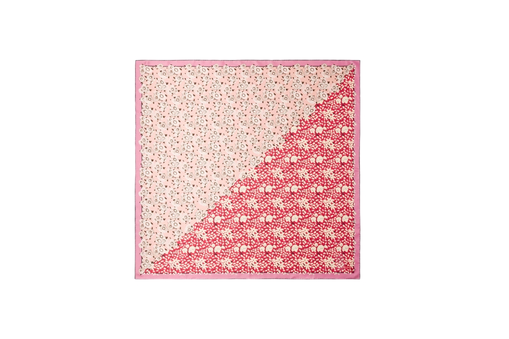 prada printed silk scarf