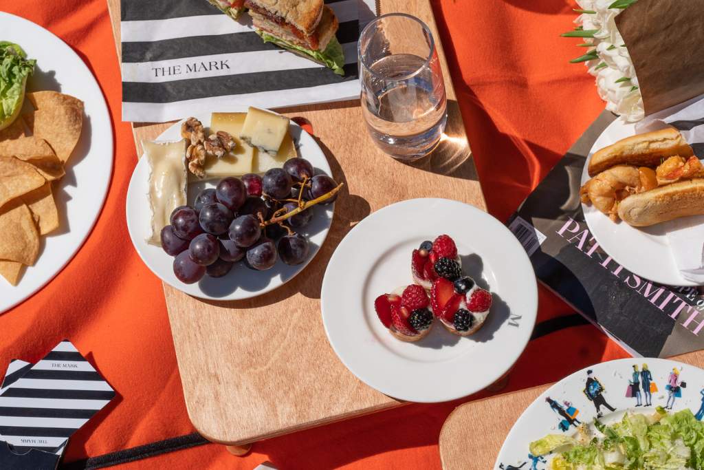 picnic spread by the mark hotel in manhattan