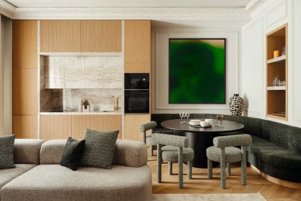 newly refurbished apartment airbnb in paris with comfortable furnishings