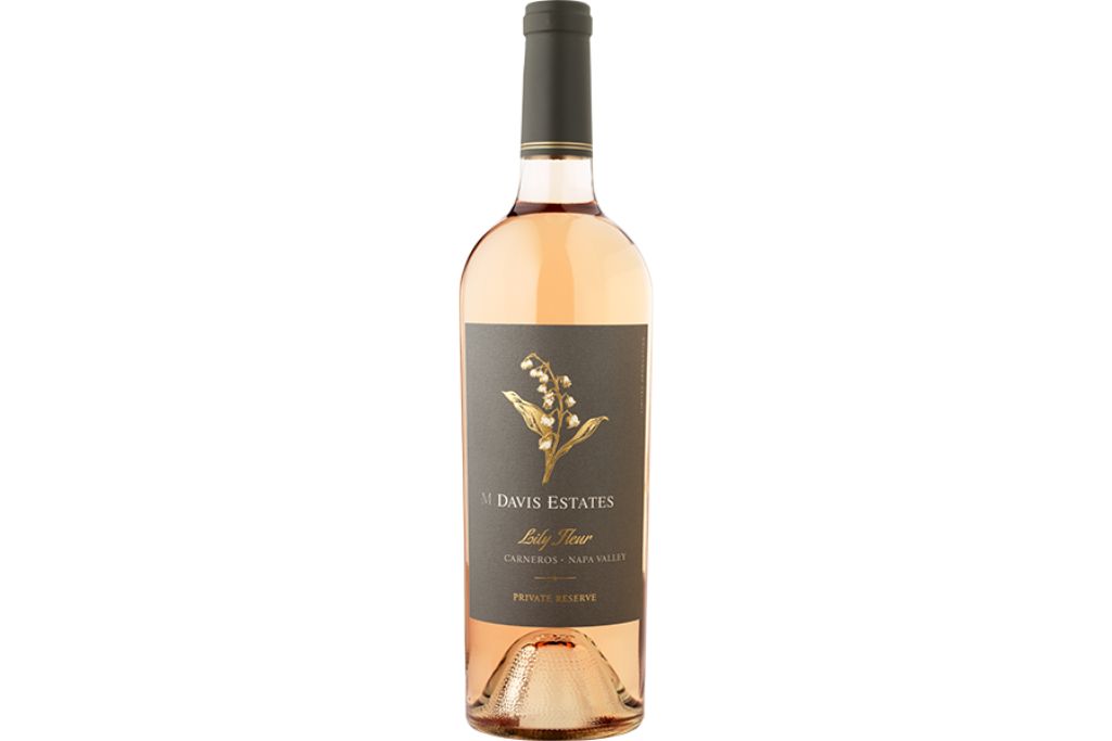 bottle of davis estates lily fleur rose