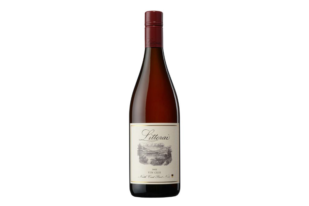 bottle of littorai vin gris