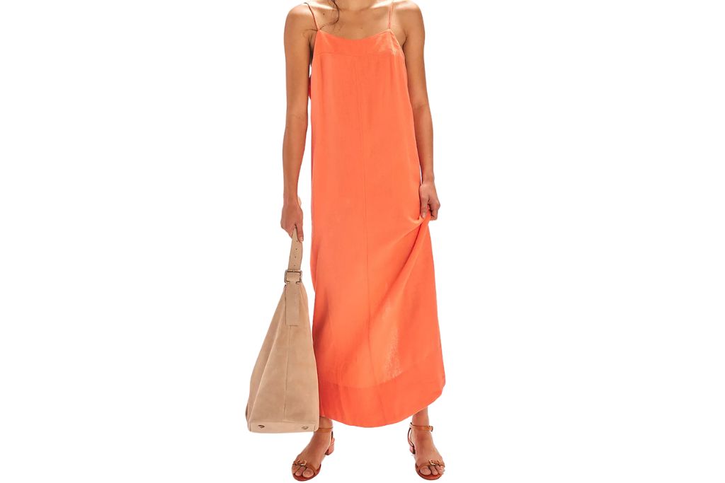 free people linen maxi dress