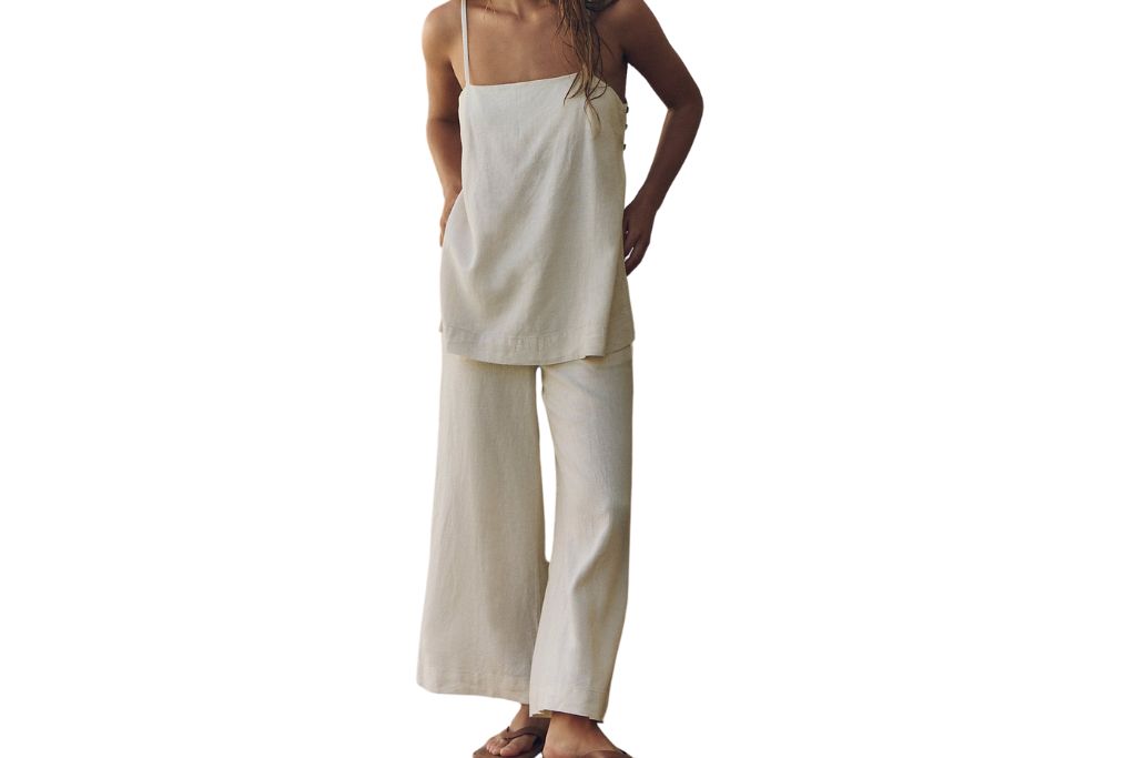 free people linen set