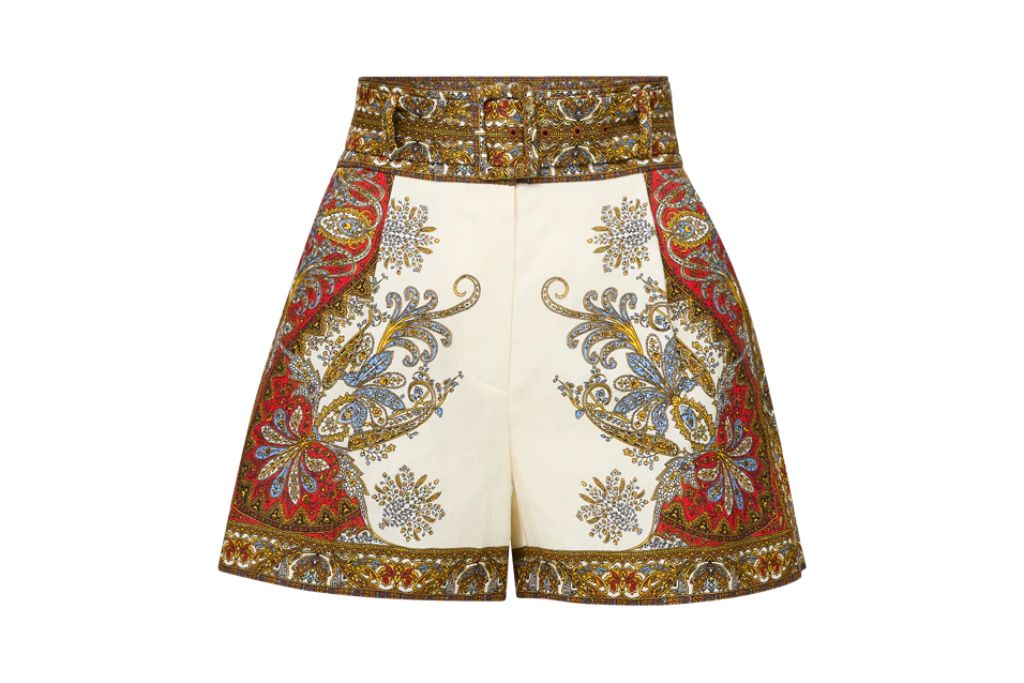 veronica beard hobbes linen short
