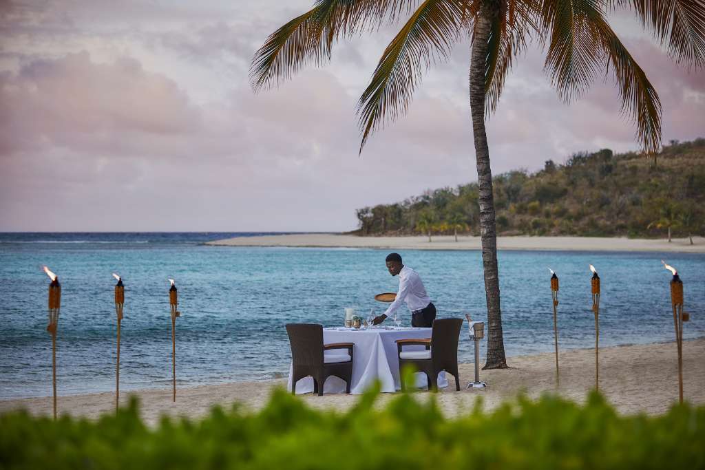 table in the sand oil nut bay virgin gorda