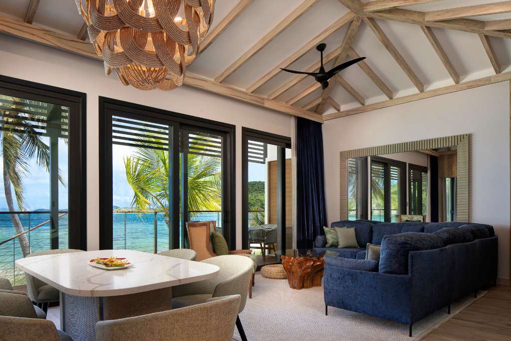 interior suite at peter island british virgin islands
