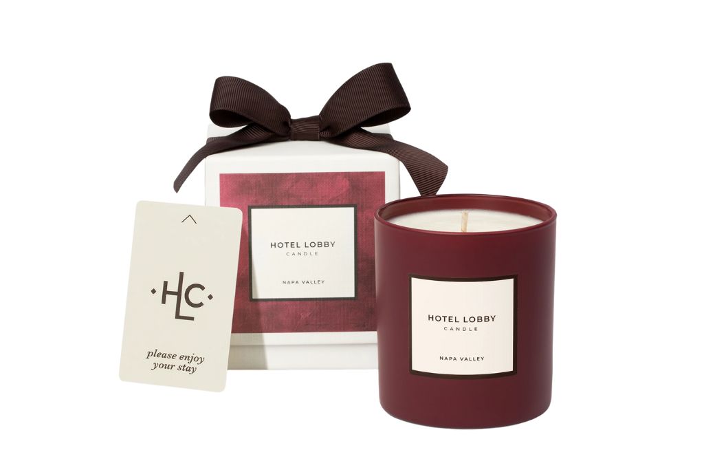 hotel lobby napa valley candle