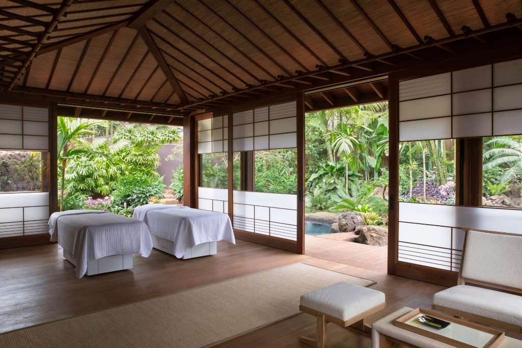 couples massage hale at sensei lāna’i, a four seasons resort