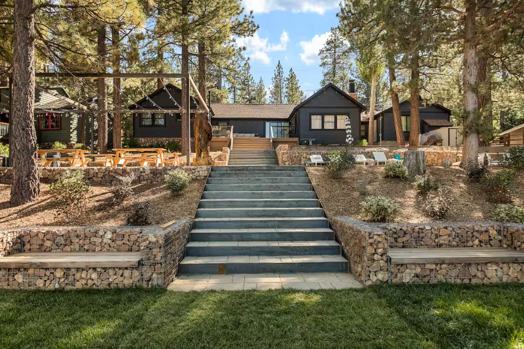 big bear luxury airbnb with private dock