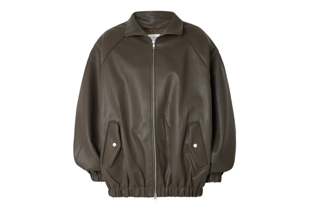 oversized bomber jacket fall
