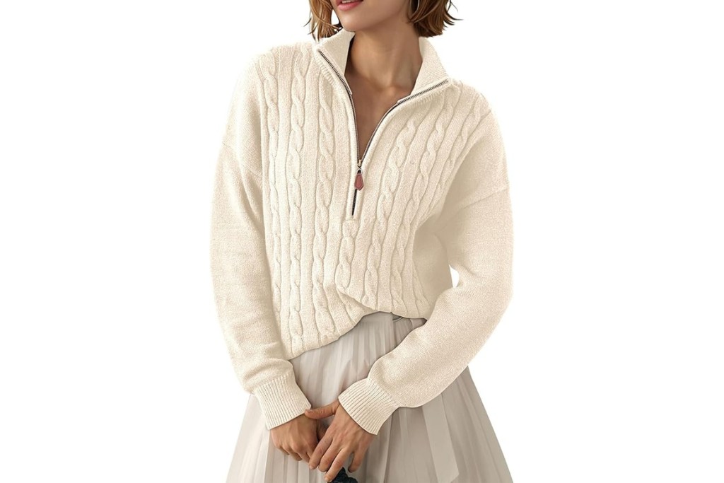 amazon prime half zip up  