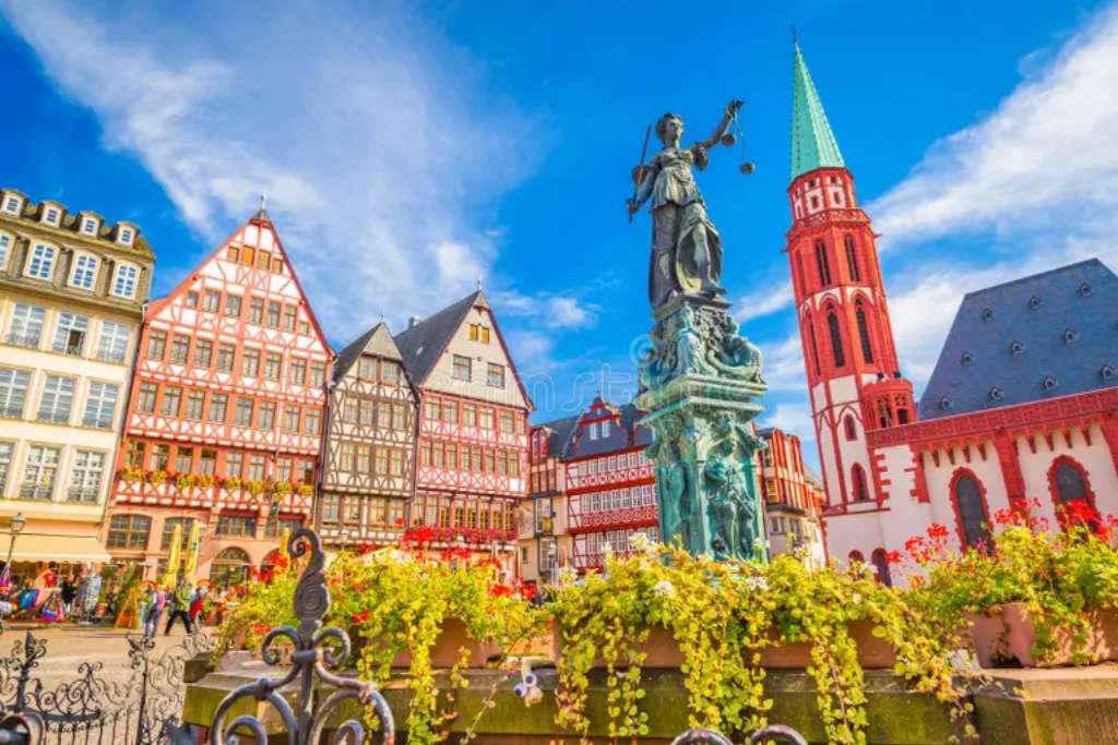 old town frankfurt germany