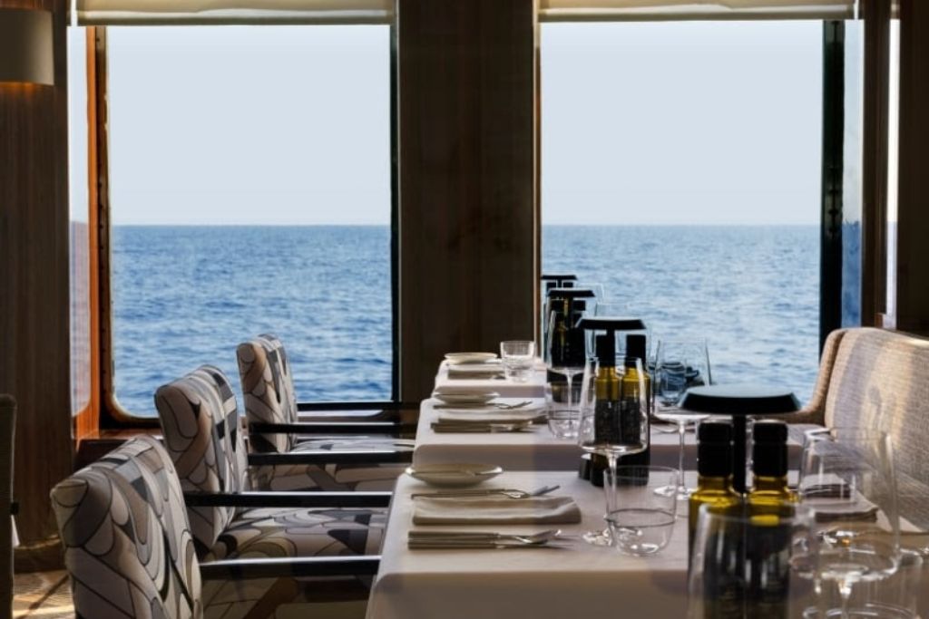 atlas ocean voyages dining experience
