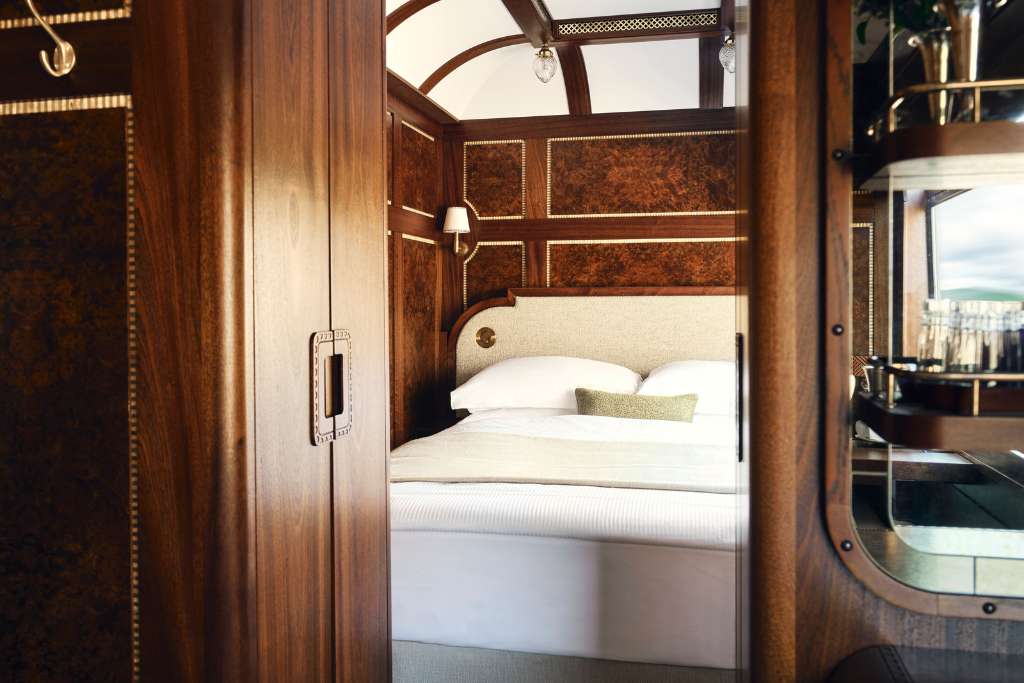 sleeping car aboard the belmond royal scotsman