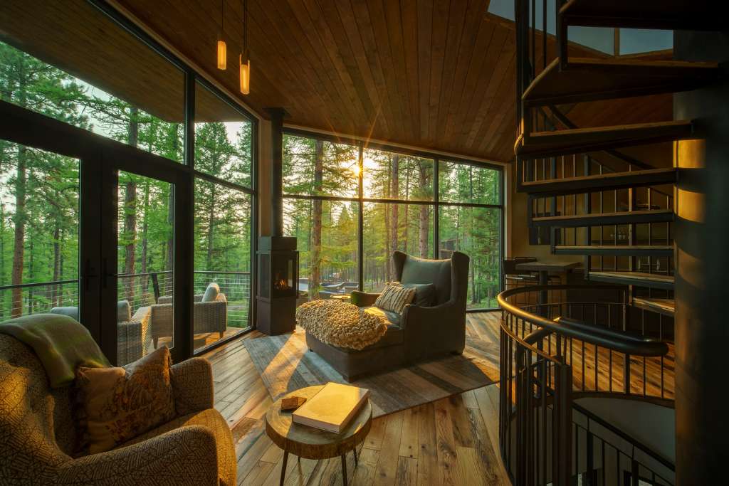 tree haus suite at green o, montana
