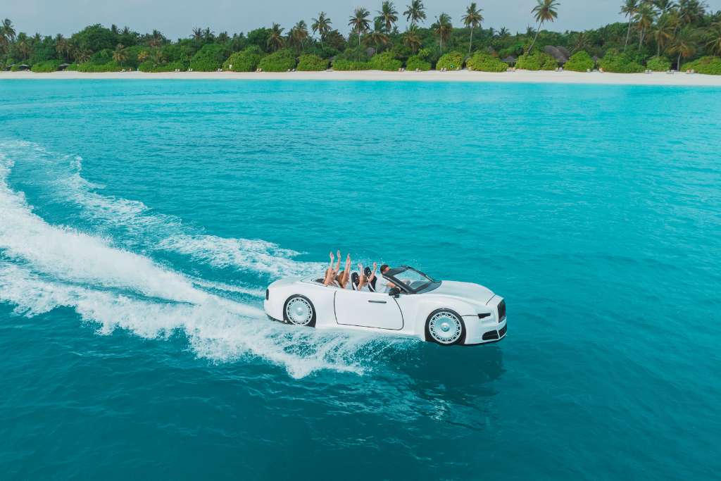 jet car, sun siam ire sushi, maldives