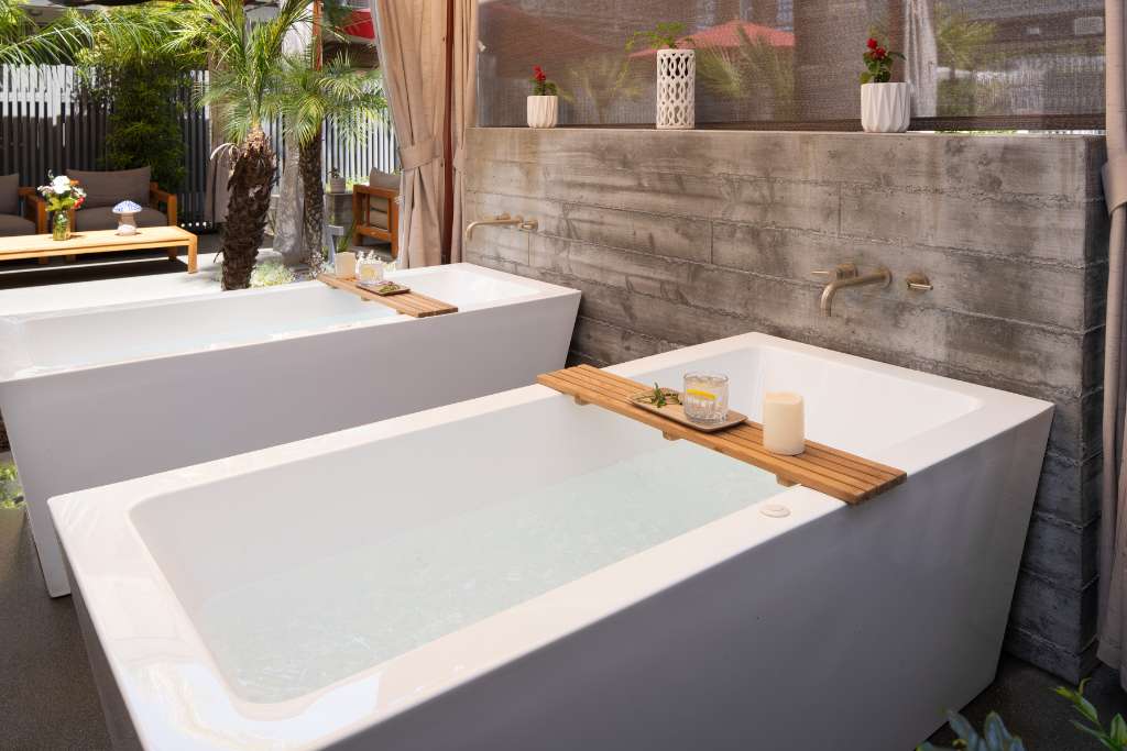 baths at dr wilkinson's backyard resort & mineral springs, calistoga