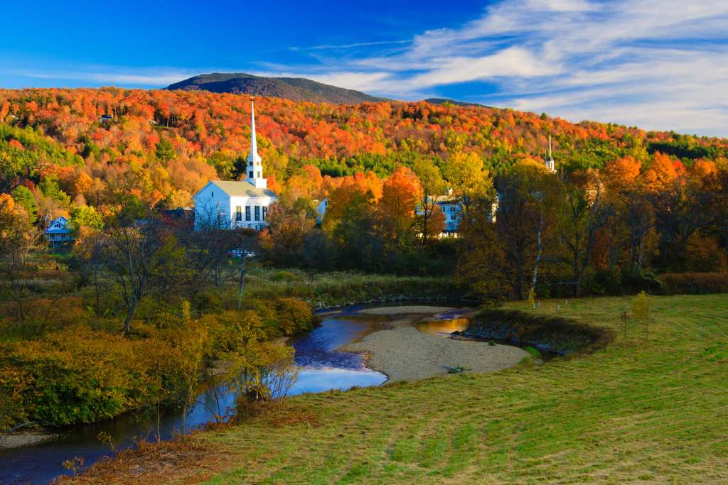 stowe vermont in all its autumnal glory