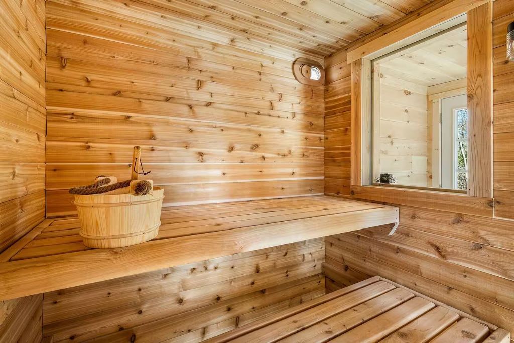 airbnb poconos sauna