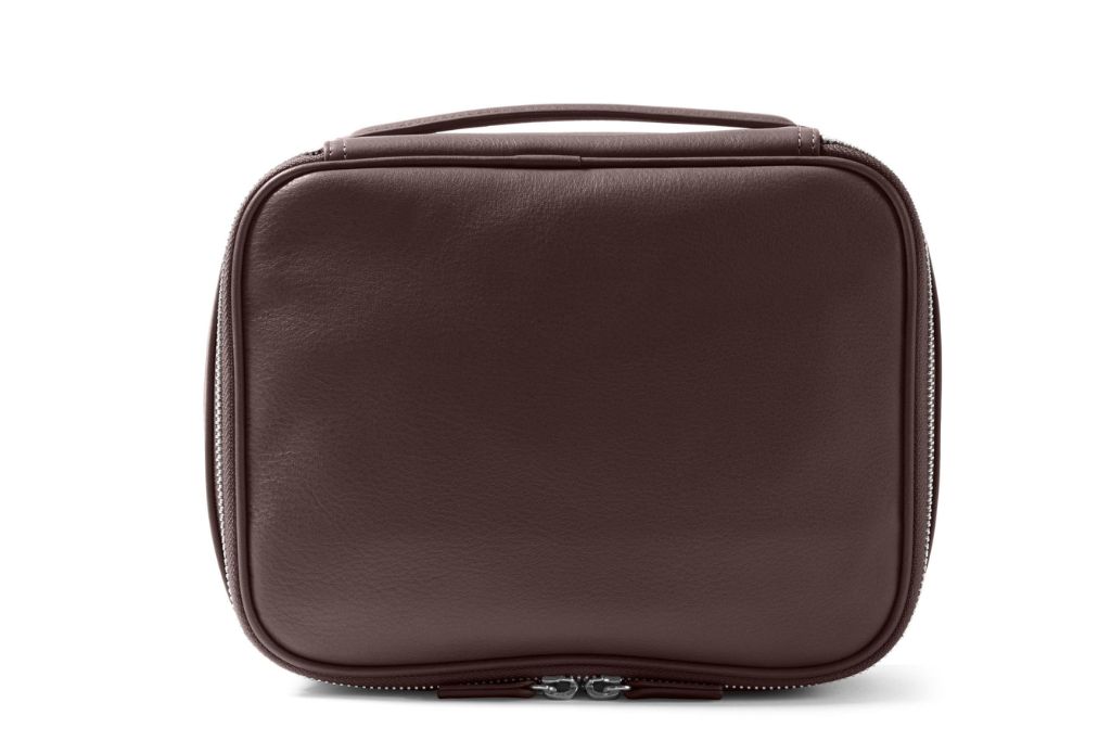 brown travel organizer