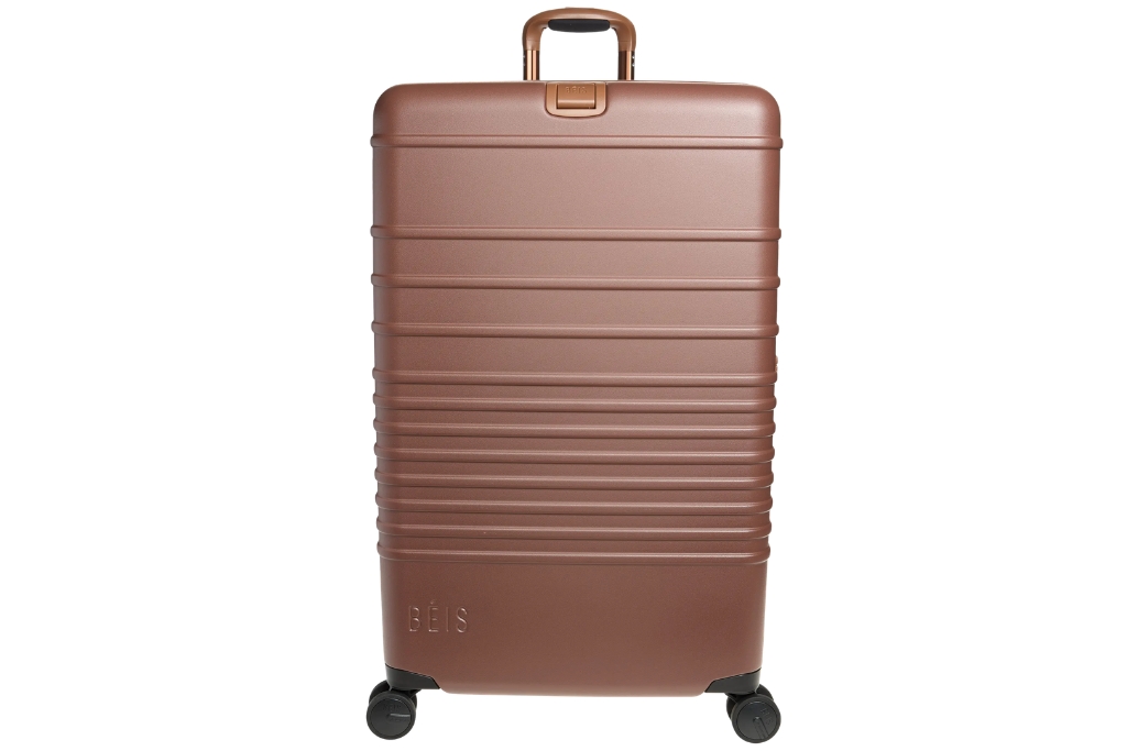 beis luggage brown
