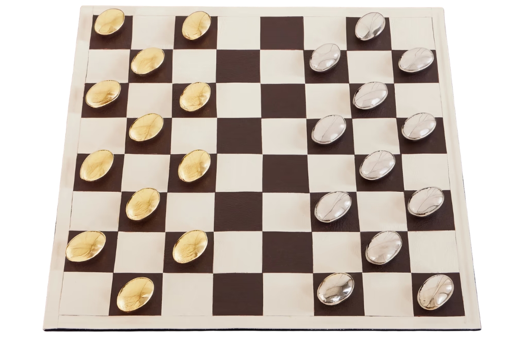brass checkers