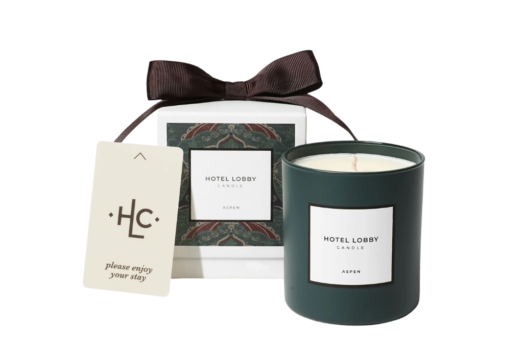 hotel lobby aspen candle