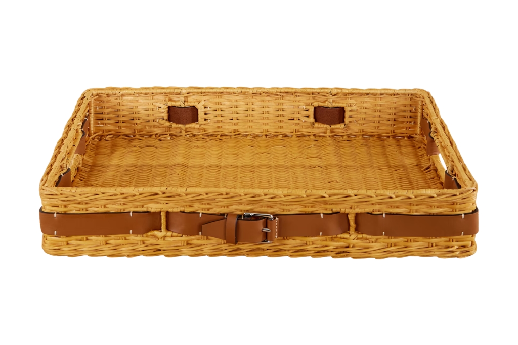 rattan ralph lauren tray with buckle