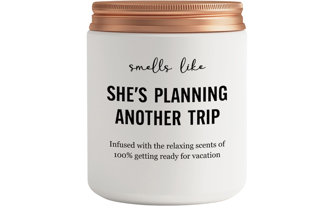 planning a trip candle