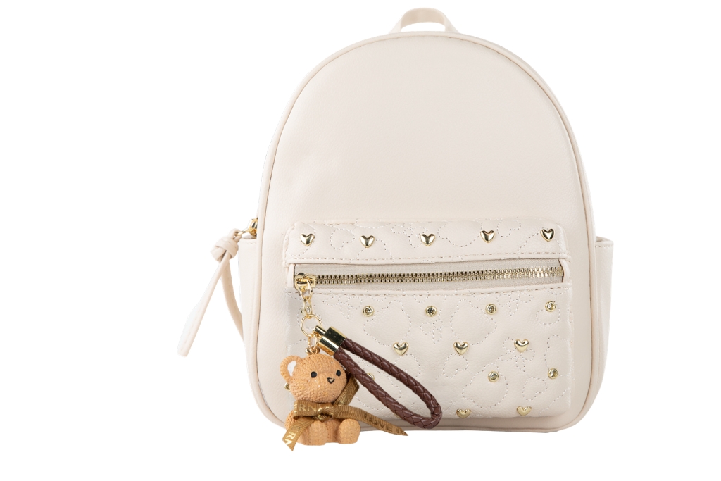 backpack with bag charm