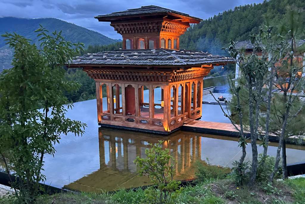 trip of a lifetime, architecture at six senses thimphu