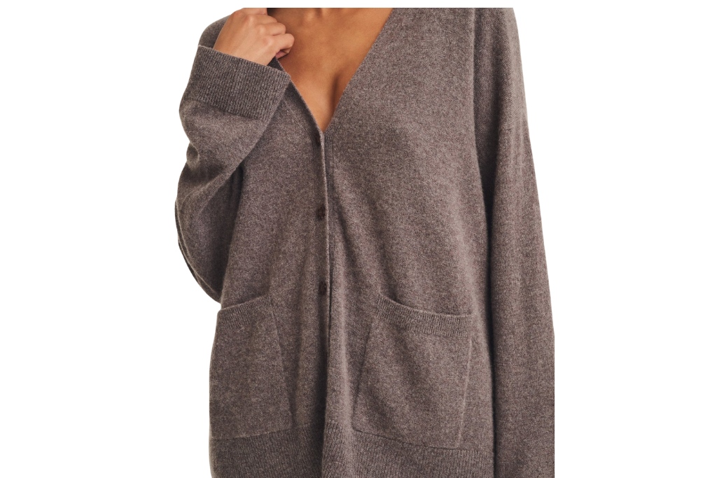 relaxed cardigan sweater