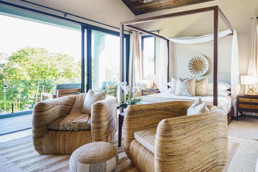 inside the villas at prana maya belize