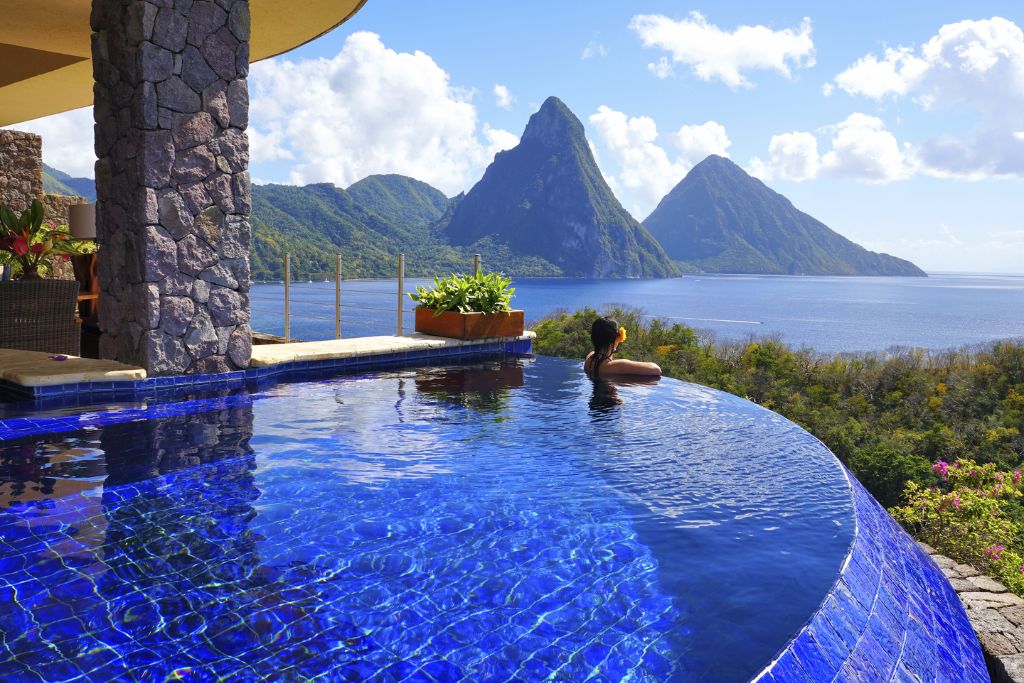 galaxy suite pool jade mountain resort