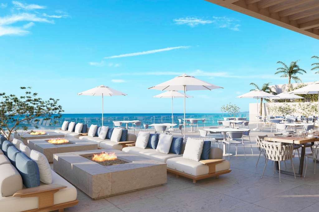 restaurant terrace view