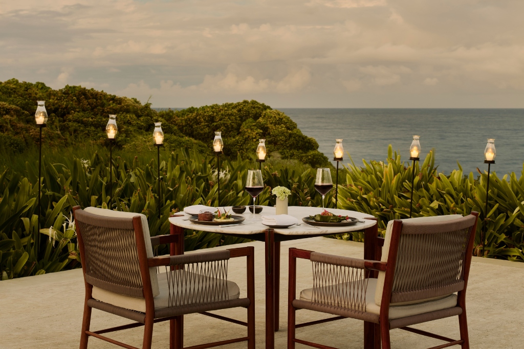 private dining with a view in dominican republic
