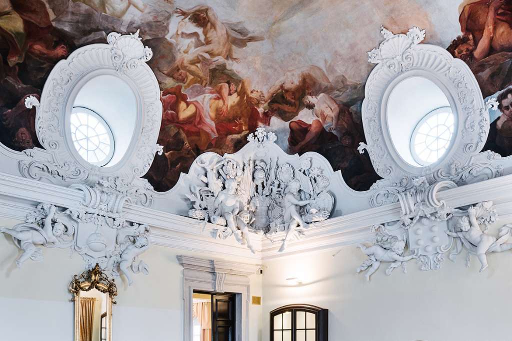 detailed interiors of althoff grandhotel schloss bensberg, cologne germany