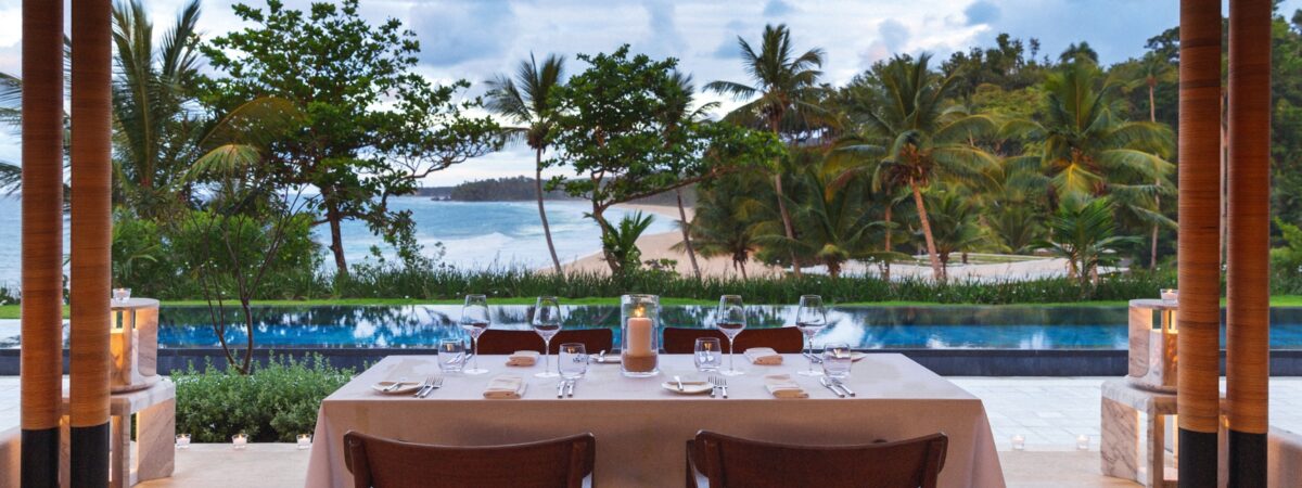 dominican republic private beach dining