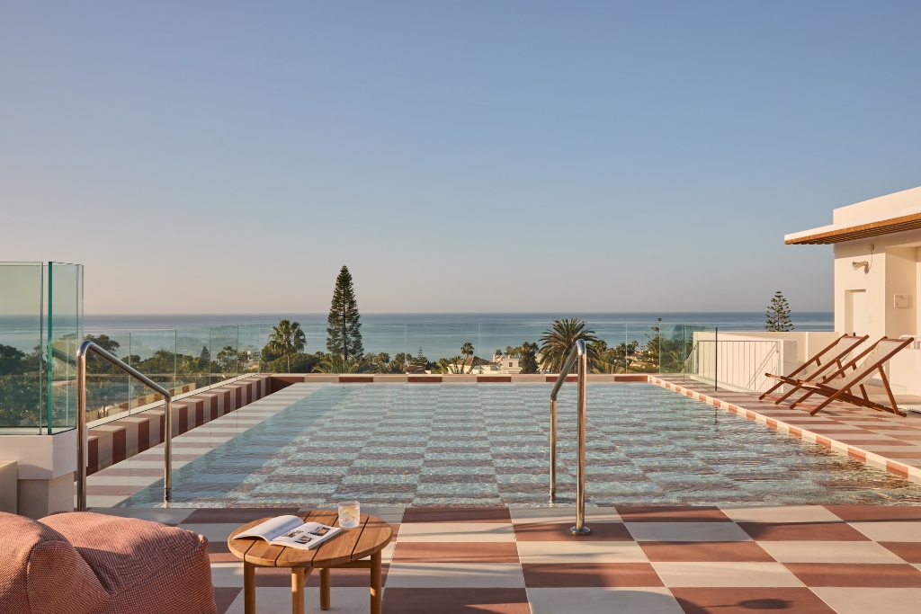 pool overlooking ocean at kimpton los monteros 