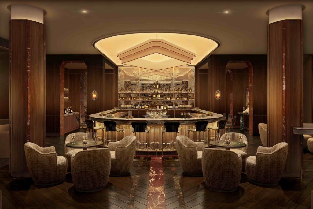 rendering of zero bond at wynn las vegas bar