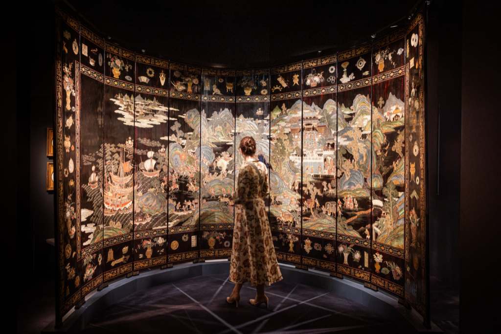 mural on display at tefaf